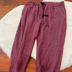 Lululemon Office Pants Red Heathered Size 6